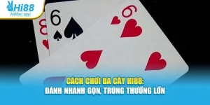 Cách Chơi Ba Cây Hi88: Đánh Nhanh Gọn, Trúng Thưởng Lớn