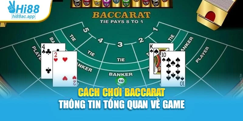 Cách chơi baccarat - Thông tin tổng quan về game