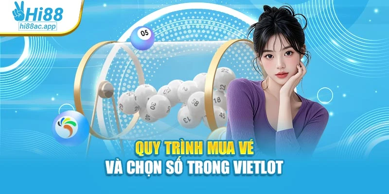 Quy trình mua vé và chọn số trong Vietlot